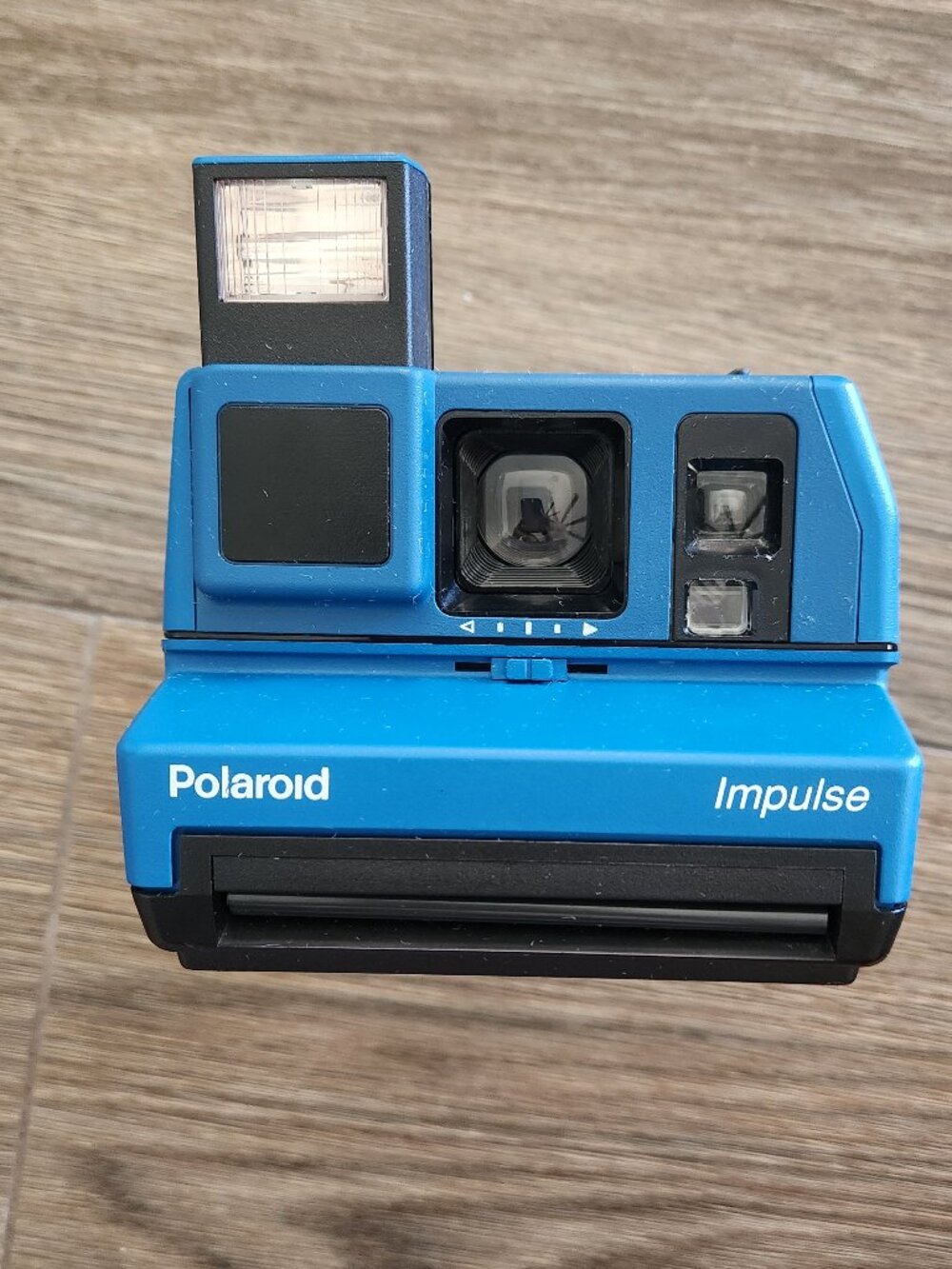 Vintage Polaroid 600 Impulse System Instant Film Camera Blue